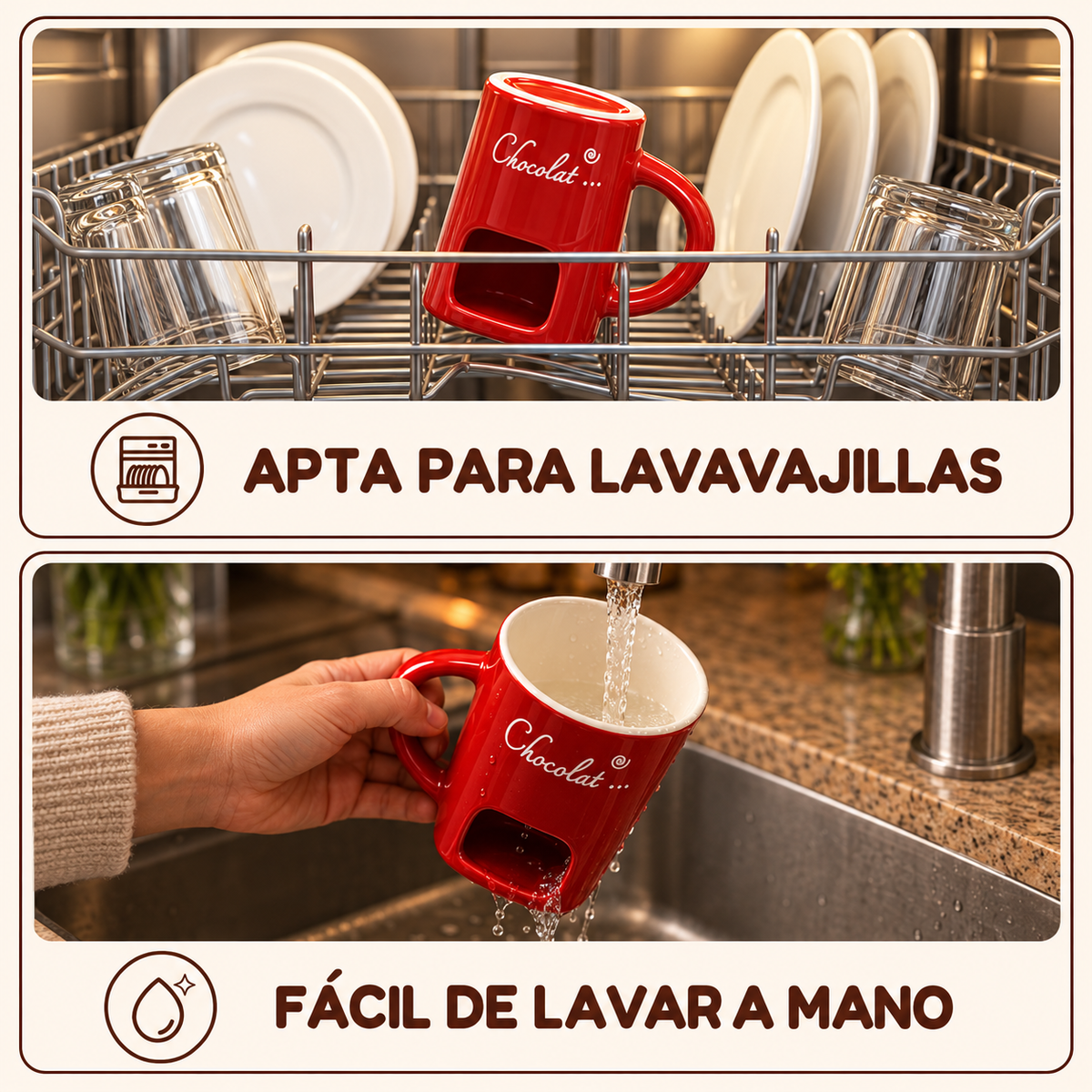 Taza para Derretir Chocolate